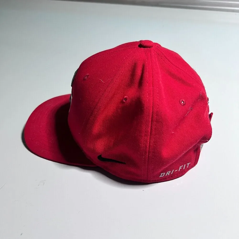 Ohio State Buckeyes Hat Mens Red Nike Classic99 Dri Fit Adjustable NCAA Cap